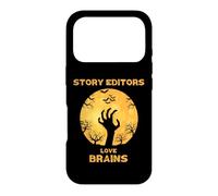 Custodia per iPhone 17 Pro Gli editori di storie amano il cervello divertente Editor di storie di