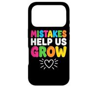 Custodia per iPhone 17 Pro Gli errori ci aiutano a crescere citazione positiva