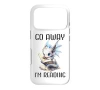 Custodia per iPhone 17 Pro Go Away Im Reading Book Dragon Cute Dragon Books and Dragons