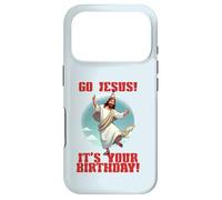 Custodia per iPhone 17 Pro GO JESUS IT'S YOUR BIRTHDAY Divertente Natale Dance Party Meme