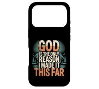 Custodia per iPhone 17 Pro God Is The Only Reason I Made It This Far -