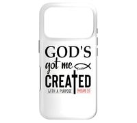 Custodia per iPhone 17 Pro God's Got Me Christian Ephesians 2:10 Created With a Purpose