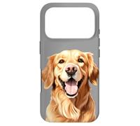 Custodia per iPhone 17 Pro Golden Retriever Bravo Ragazzo