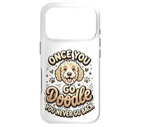 Custodia per iPhone 17 Pro Goldendoodle Mom Goldendoodle Dad Once You Go Doodle Proprietario