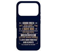 Custodia per iPhone 17 Pro Good Men Still Exist Funny Husband Wife Love Quote