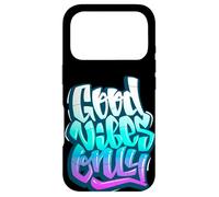 Custodia per iPhone 17 Pro Good Positive Graffiti Vibes Quotes Colorful Splach Colors