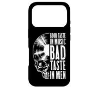 Custodia per iPhone 17 Pro Good Taste In Music Bad Taste In Men Vinyl Lover Skull LP