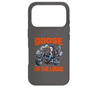 Custodia per iPhone 17 Pro Goose on the Loose Motociclista