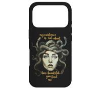 Custodia per iPhone 17 Pro Gorgon Staring Petrify My Existence Not About Beauty Medusa