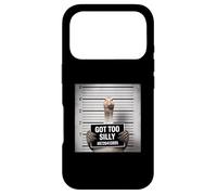 Custodia per iPhone 17 Pro Got Too Silly Funny Goose Mugshot