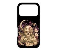 Custodia per iPhone 17 Pro Gothic Botanical Skull Moon Grimoire Dark Academia Book Love
