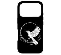 Custodia per iPhone 17 Pro Grackle arte lineare Ornitologo