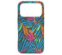 Custodia per iPhone 17 Pro graffiti astratti blu rosa arancione verde illustrazione