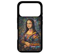 Custodia per iPhone 17 Pro Graffiti Mona Lisa Pop Art - Colorful Street Art Masterpiece