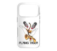 Custodia per iPhone 17 Pro Grafica animale fantasy dell'aviazione della tigre alata