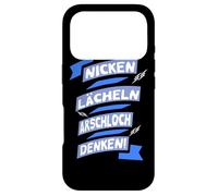 Custodia per iPhone 17 Pro Grafica anti-mobbing con scritta in lingua tedesca "Nick" (lingua italiana non garantita)