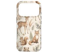 Custodia per iPhone 17 Pro Grafica Boho Woodland Animals Forest Wildlife Cottage