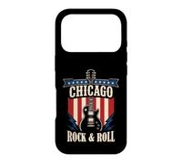 Custodia per iPhone 17 Pro Grafica della città della musica rock and roll di Chicago