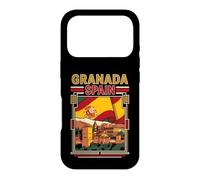 Custodia per iPhone 17 Pro Grafica di viaggio vintage bandiera della Spagna Granada
