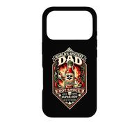 Custodia per iPhone 17 Pro Grafica divertente pop piccante papà salsa piccante del mondo