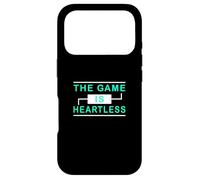 Custodia per iPhone 17 Pro Grafica verde acqua chiaro The Game Is Heartless Teal Aqua