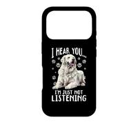 Custodia per iPhone 17 Pro Grande razza di cani dei Pirenei Ti sento... Non sto ascoltando