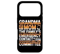 Custodia per iPhone 17 Pro GRANDMA MOM THE FAMILYS EMERGENCY CONTACT