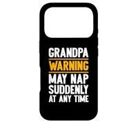 Custodia per iPhone 17 Pro Grandpa Warning May Nap Suddenly Retired Funny Grandpa
