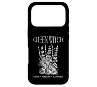 Custodia per iPhone 17 Pro Green Witch Cottagecore Tarocchi Strega Estetica Foresta Strega