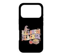 Custodia per iPhone 17 Pro Groovy Retro Witch Hat Fall Halloween Teacher