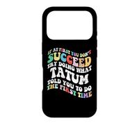 Custodia per iPhone 17 Pro Groovy se all'inizio non riesci prova a fare cosa tatum