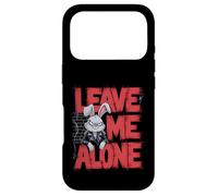 Custodia per iPhone 17 Pro Grumpy Bunny introversi ribelli lupi solitari umorismo coniglio divertente