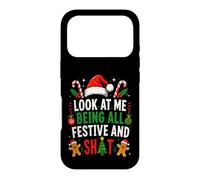 Custodia per iPhone 17 Pro Guardami mentre sono tutta festosa e un Natale merdamente divertente