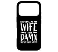 Custodia per iPhone 17 Pro Guardando mia moglie penso dannatamente sia una donna fortunata