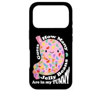 Custodia per iPhone 17 Pro Guess How Many "Jelly Beans" Are in my Tummy Funny Kawaii