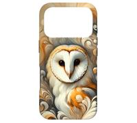 Custodia per iPhone 17 Pro Gufo artistico come un'opera d'arte colorata e astratta