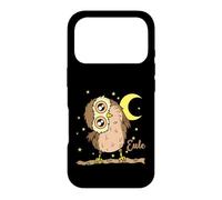 Custodia per iPhone 17 Pro Gufo che dorme Tipo Notte attiva Luna con stelle