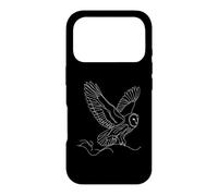 Custodia per iPhone 17 Pro Gufo Reale Linework Appassionati Uccelli