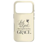 Custodia per iPhone 17 Pro Guidati da Dio rafforzati dalla grazia