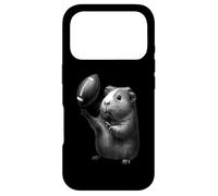 Custodia per iPhone 17 Pro Guinea Pig Football americano Sport Amante degli animali domestici