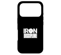 Custodia per iPhone 17 Pro Gym Iron Discipline Motivation Workout Fitness Men Women