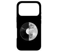 Custodia per iPhone 17 Pro Half Moon Vinyl Record Design - Music Lover Lunar Graphic