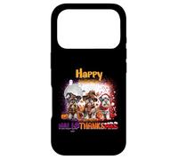 Custodia per iPhone 17 Pro HalloThanksMas Miniature Schnauzer Spooky Thankful Merry