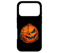 Custodia per iPhone 17 Pro Halloween Basketball Pumpkin Spooky Creepy Basketball Player