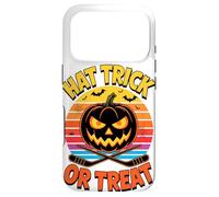 Custodia per iPhone 17 Pro Halloween Hat Trick Or Treat Hockey Su Ghiaccio