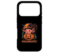 Custodia per iPhone 17 Pro Hallowlotl Cute Axolotl Halloween Pumpkin Witch