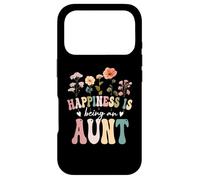Custodia per iPhone 17 Pro Happiness is Being an Aunt Floral Design Aunt Mother's Day
