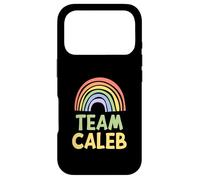 Custodia per iPhone 17 Pro Happy Colorful Team Caleb Rainbow Pride Green Yellow