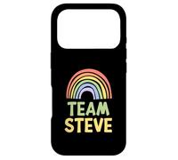 Custodia per iPhone 17 Pro Happy Colorful Team Steve Rainbow Pride Green Yellow