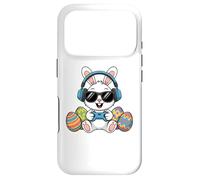 Custodia per iPhone 17 Pro Happy Easter Day Girls Boys Easter, Funny Bunny Eggs